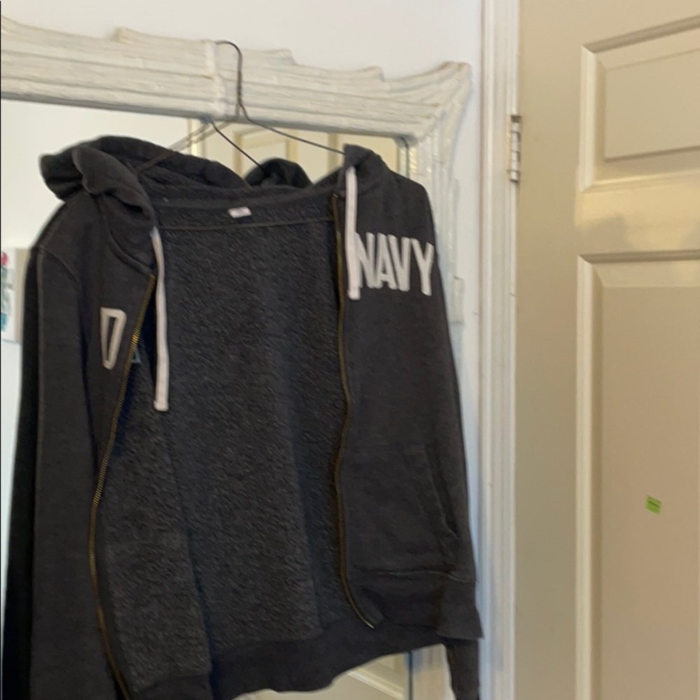 old navy grey hoodie